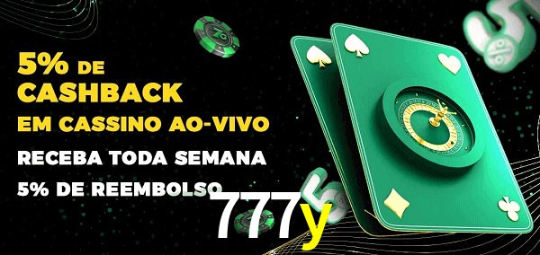 Promoções do cassino ao Vivo 777y